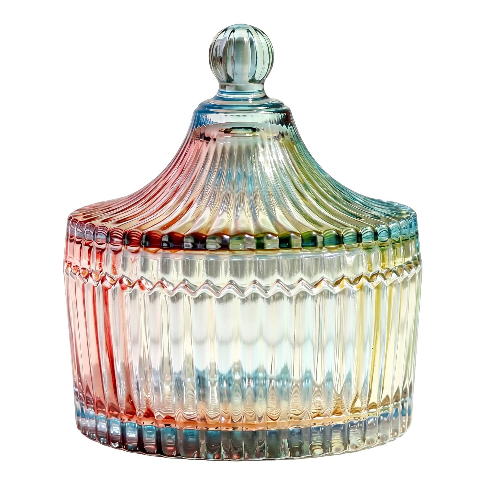 Recipiente decorativo de cristal esmaltado el regalo perfecto para bodas y escritorios