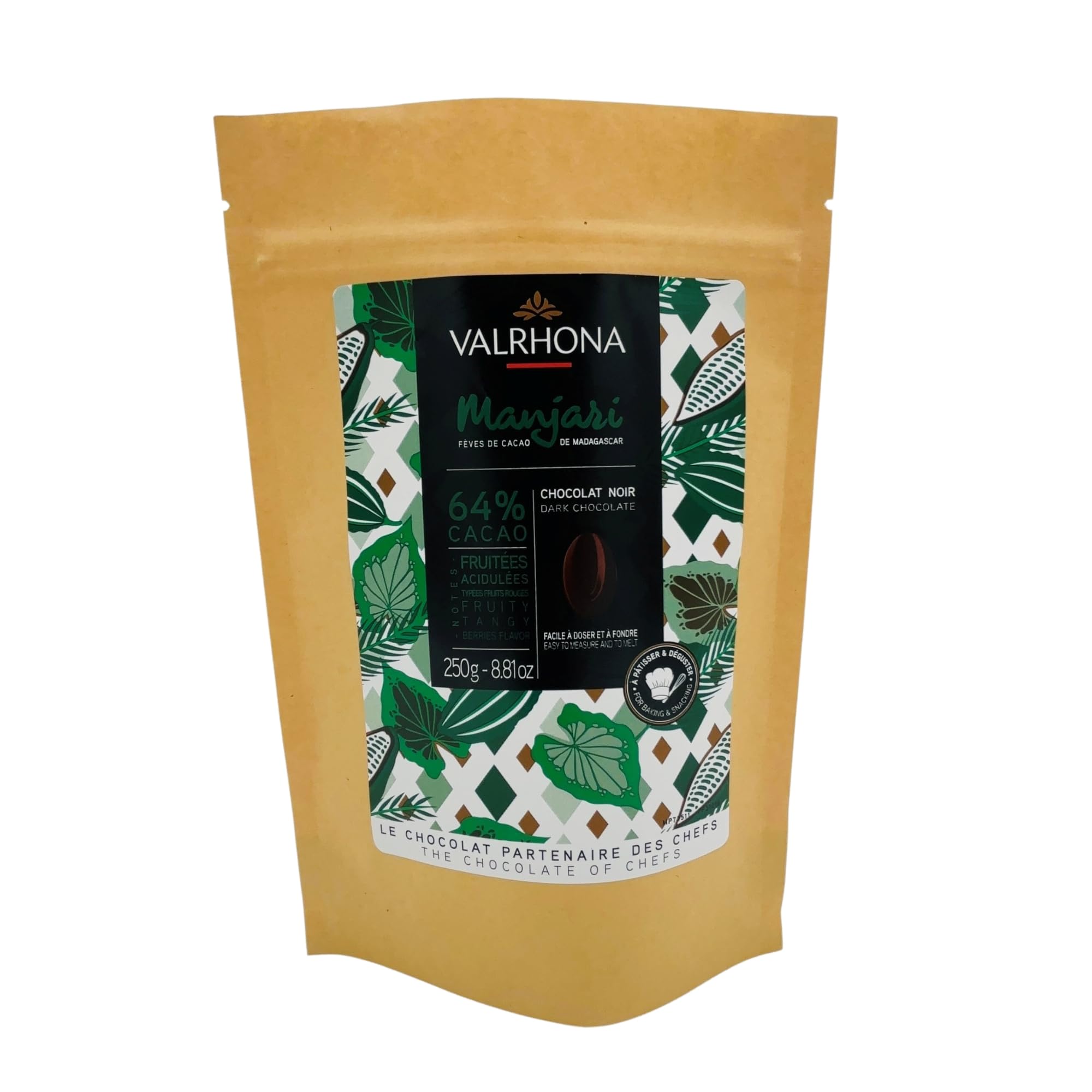 Fèves Chocolat Manjari Pâtissier 64% - 250g
