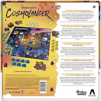Cosmolancer Board Game | A Strategy Game by Reiner Knizia | Ages 9 and Up | 2 to 4 Players | 30 Mins. | Family Games for Kids, Teens, and Adults