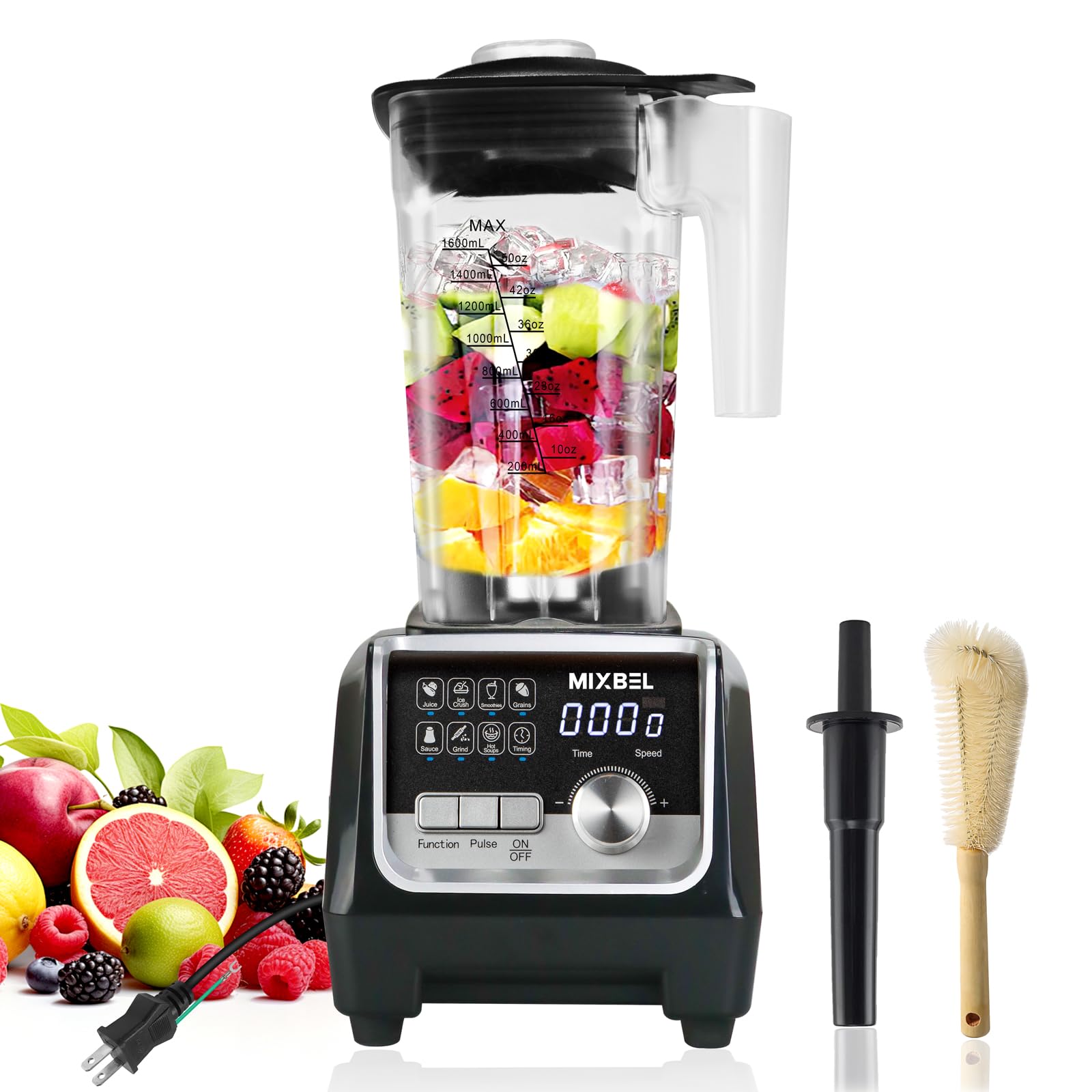 MIXBEL ミキサー 大容量 業務用ミキサー 、ブレンダー 2L 2200W Amazon | MIXBEL 業務用ミキサー 大容量 2L ブレンダー 業務用 9段階