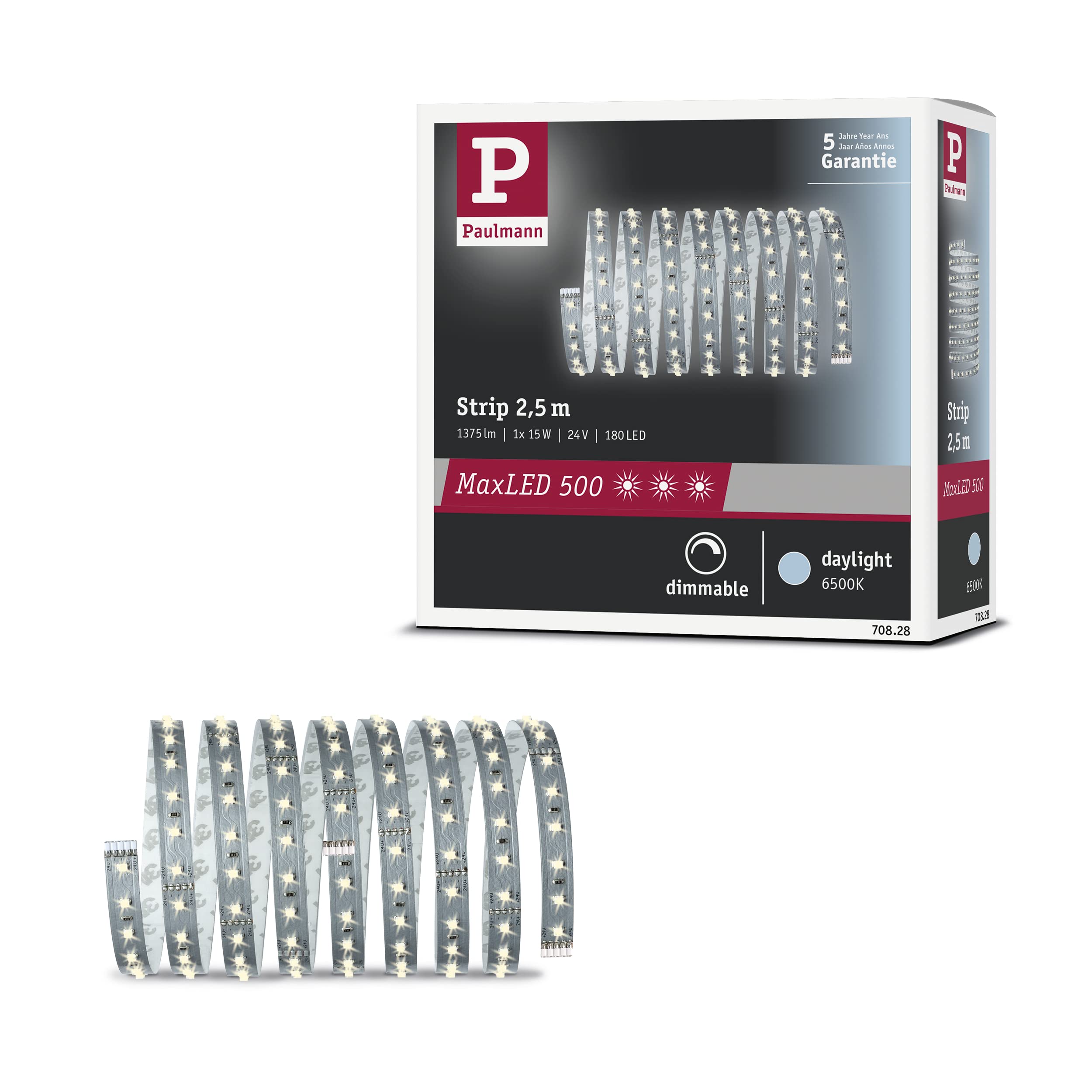 Paulmann Maxled 500 Strip Ip20 Daylight 2.5 M