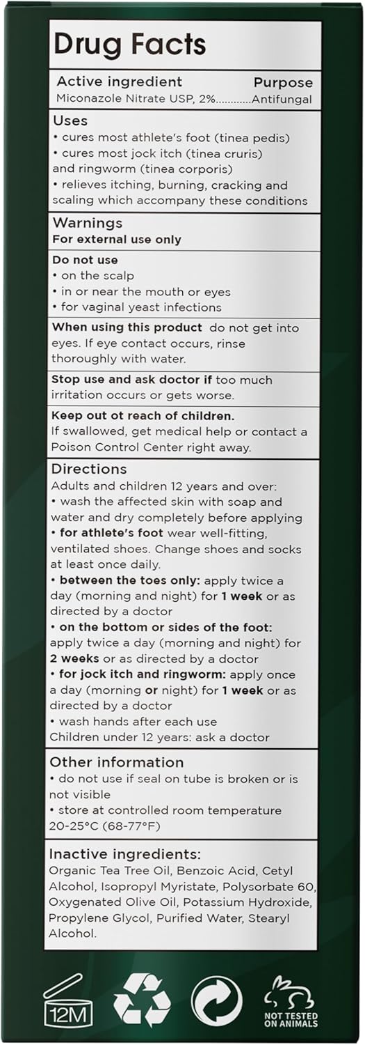 Terramed Just Think Comfort Foot Spray with Tea Tree Oil | Antifungal Treatment for Jock Itch, Nail Fungus & Ringworm | Fast Absorbing & Deep Penetrating Relief | Soothes Itching & Burning | 120ml - Image 7