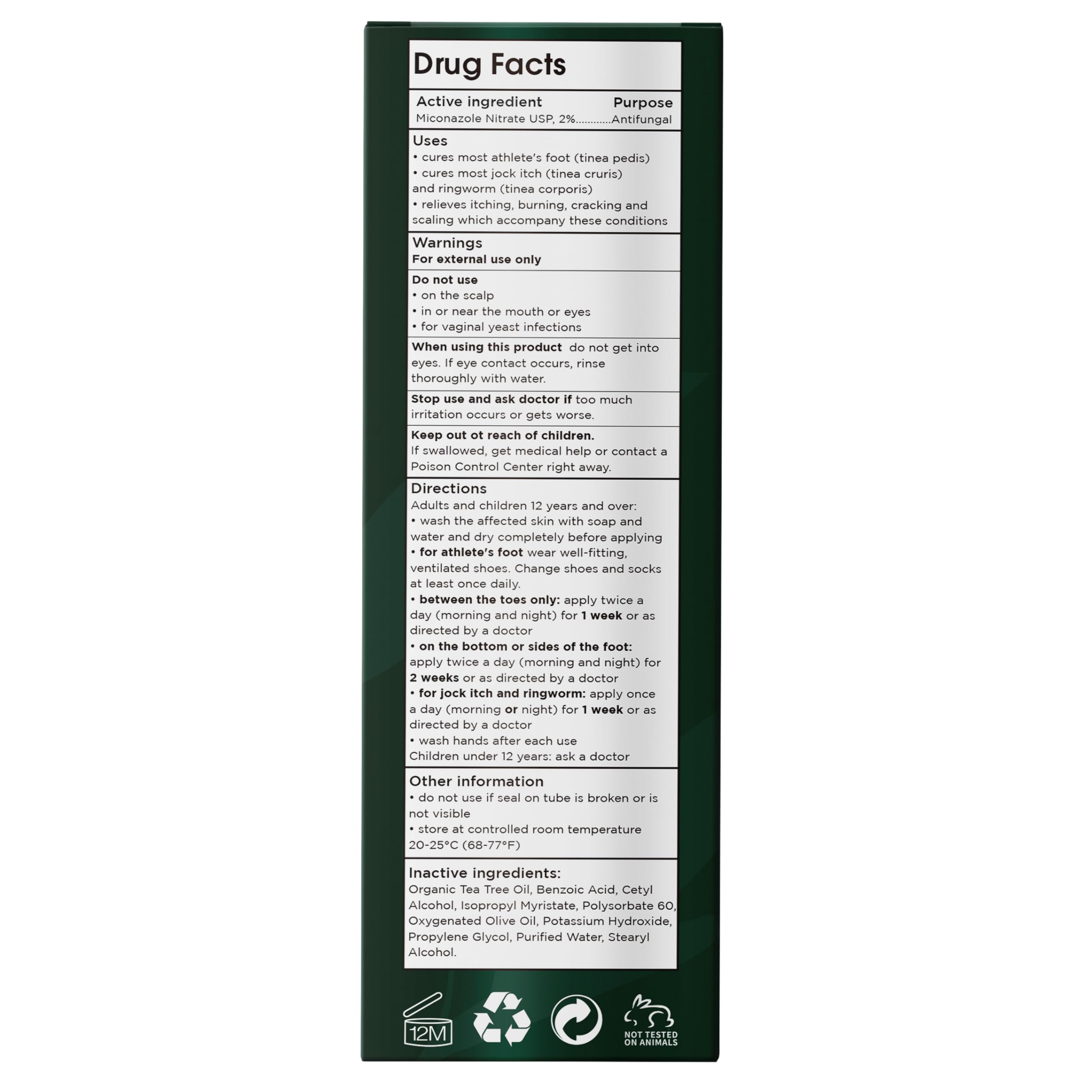 Terramed Just Think Comfort Foot Spray with Tea Tree Oil | Antifungal Treatment for Jock Itch, Nail Fungus & Ringworm | Fast Absorbing & Deep Penetrating Relief | Soothes Itching & Burning | 120ml — Amazon image 7
