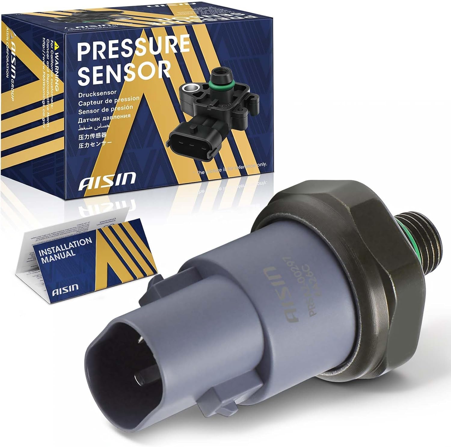 AISIN AFTERMARKET PRSAZ-00297 A/C Trinary Switch - Compatible with Toyota Land Cruiser 1990-1997, Isuzu NPR 2003-2007, NQR NPR-HD 2003-2007, NRR 2005-2007