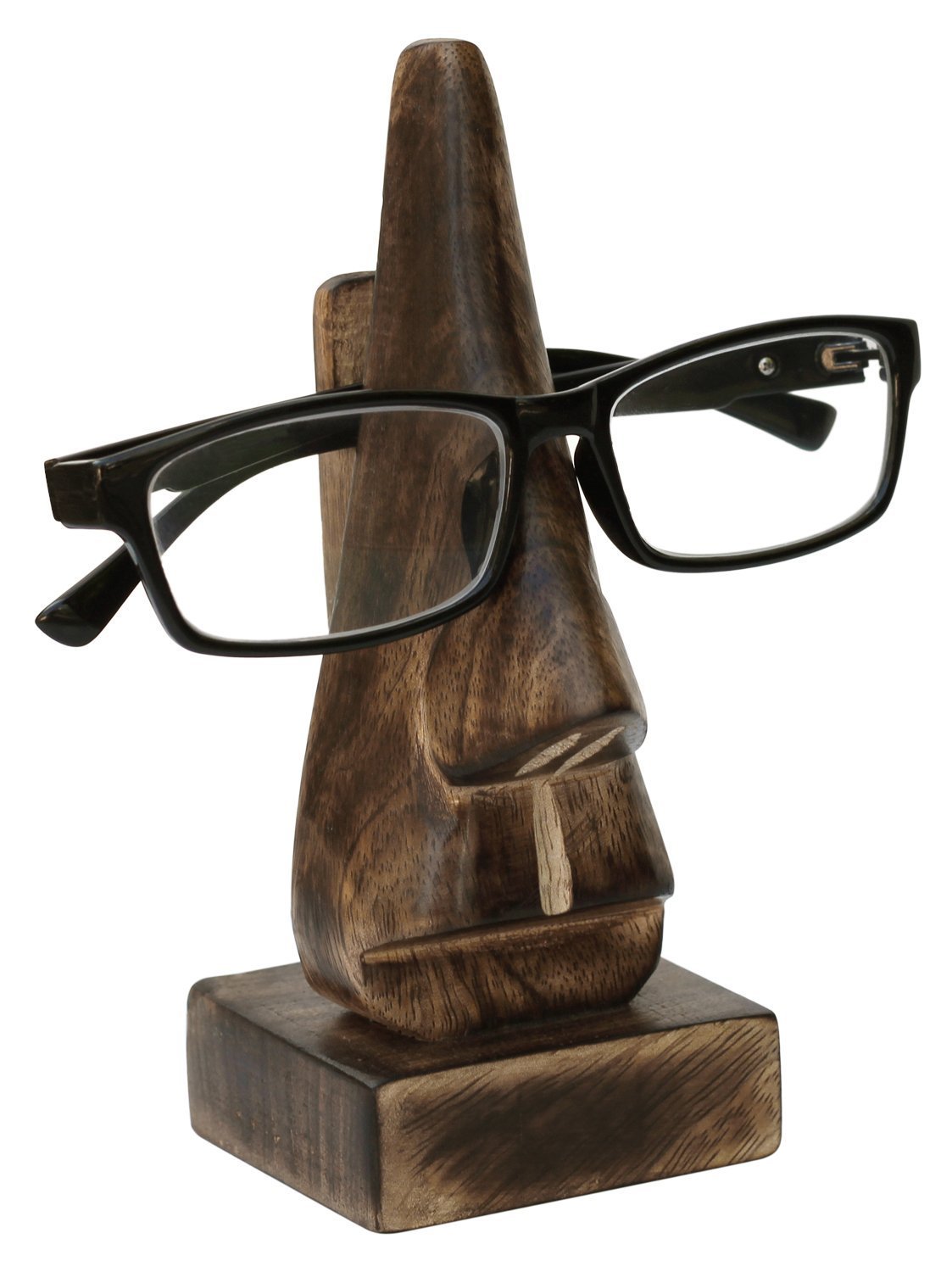 Specs Holder Wood, Nose Shaped Hand Carved Wooden Spectacles Sunglasses Eyeglass Holder Stand, specs stand, eyeglass holder, eyeglass holder stand, wooden spectacle holder, wooden specs holder, spectacle stand, spectacle stand holder, spectacle stand holder