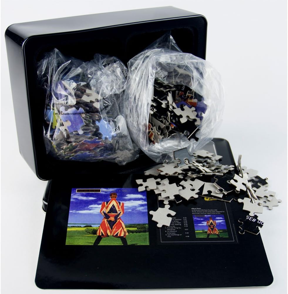 Iconic Concepts David Bowie Licensed Double Jigsaw Puzzle Set / Earthling