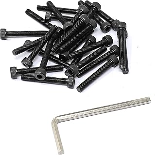 iexcell 25 Pcs Metric M5-0.8 x 35 Alloy Steel...,