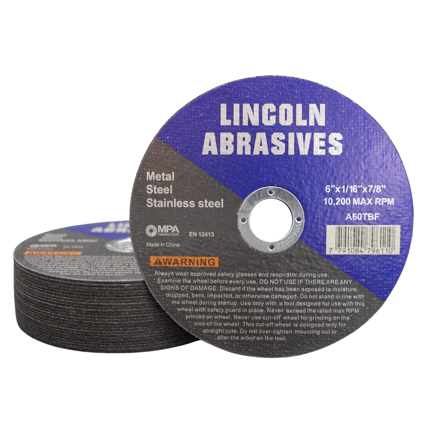Lincoln Cut-Off Wheels - 50 Pack -13 Lincoln Cut-Off Wheels - 50 Pack -13