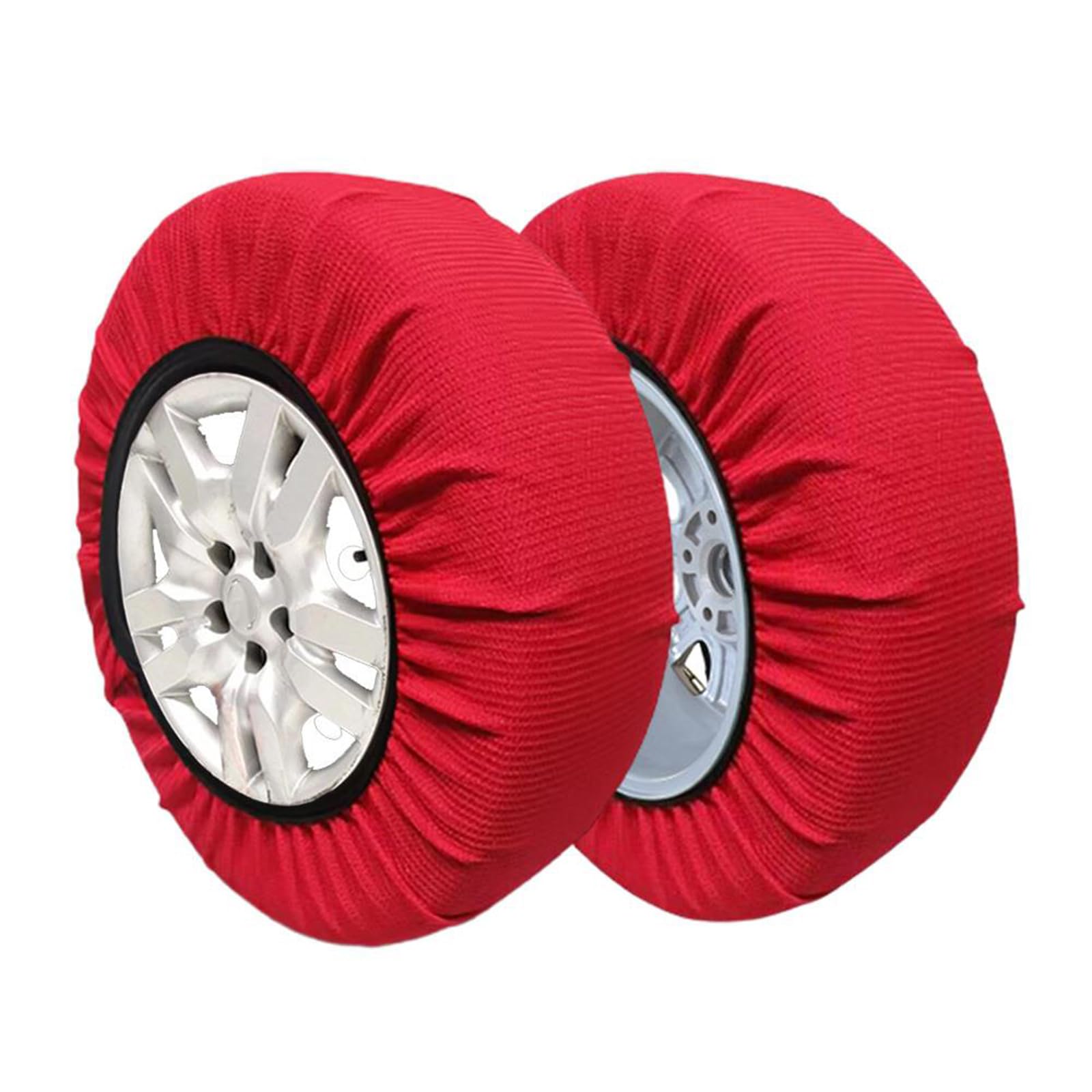 Cadenas Textiles Coche Nieve,Calcetines para NeumáTicos para Nieve,Cadenas De Invierno Coche,Reduce Los Derrapes,para Una Variedad De NeumáTicos Comunes