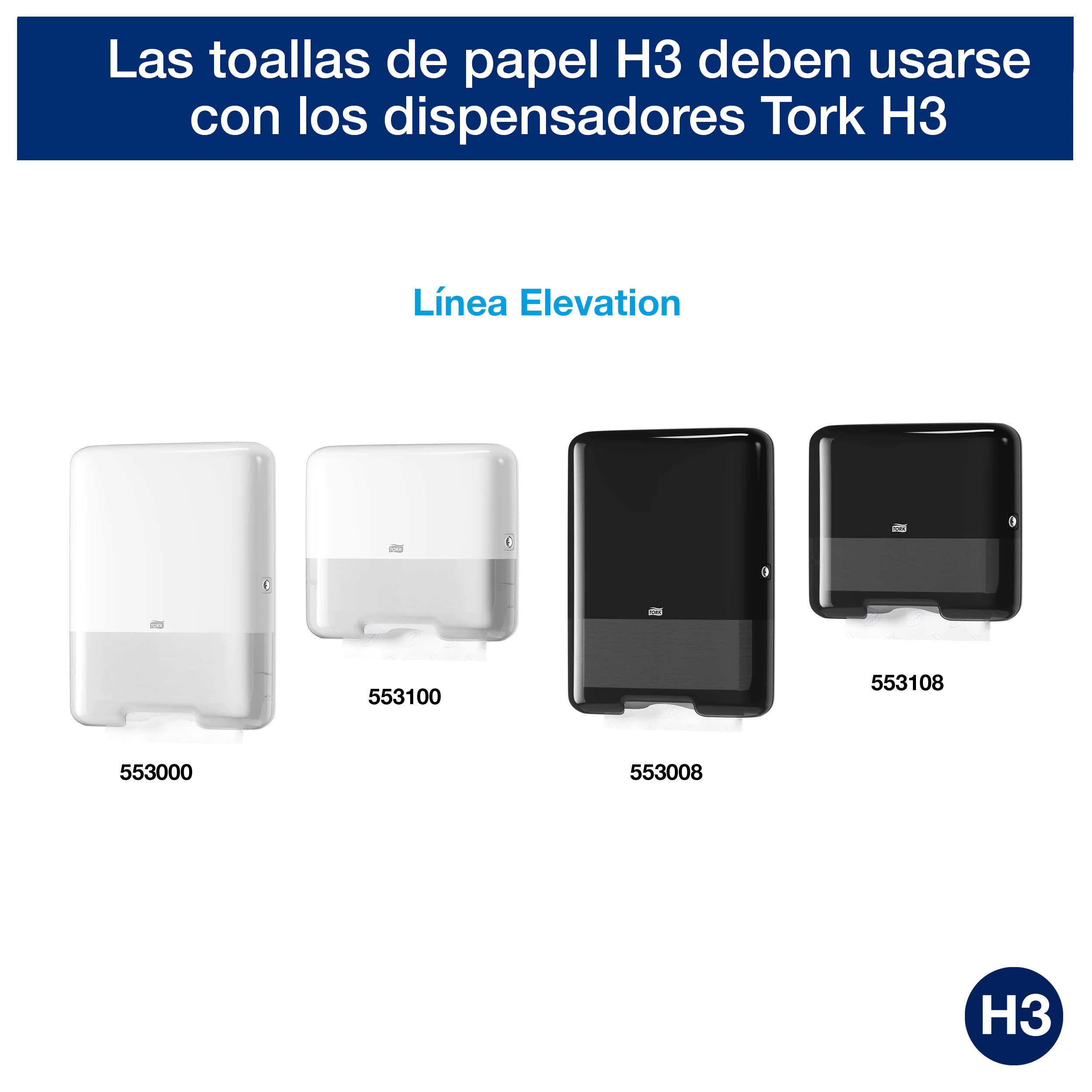 Tork Toallas de mano de papel Tork Advanced plegadas en V, surtido en tamaño y estilo