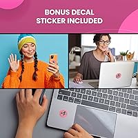 Vista 2 de Disney Minnie Mouse Feet - Soporte para teléfono celular con calcomanía adicional, soporte para teléfono celular para el hogar, oficina, soporte