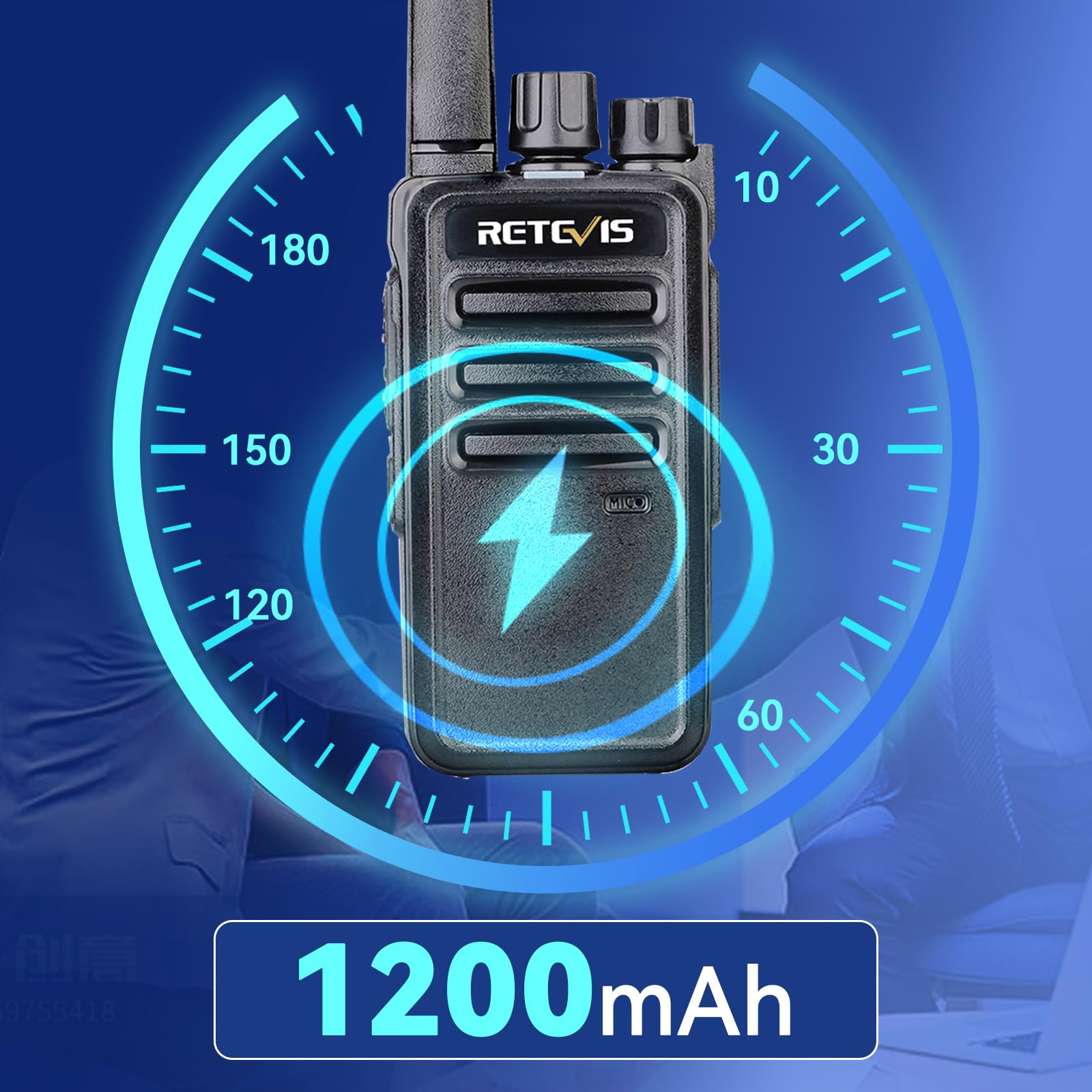 Retevis RT668 Walkie Talkie dla Dorosłych, Profesjonalne Radio Dwukierunkowe z 6-Kierunkową ładowarką, VOX, Wytrzymałe, Krótkofalówki do Szkoły, Restauracji, Ochrony (Czarne, 6 szt)