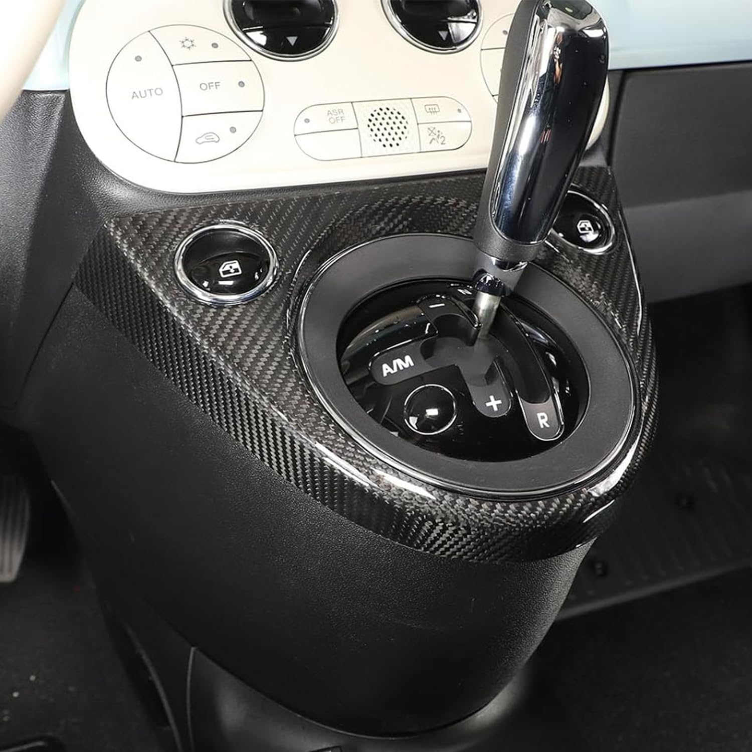 アバルト500,595/695 ドライカーボン製センターコンソールカバー ABARTH500,595/695 ドライカーボン製センターコンソールカバー