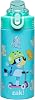 Zak Designs Bluey Sage Kids Water Bottle For School or Travel, 14oz Stainless Steel Water Bottle With Straw, Handle, and Leak-Proof, Pop-Up Spout Cover Bluey & Bingo