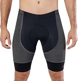 Bermuda De Ciclismo Cycle7 Masculina Elite Carbon Gel 140d