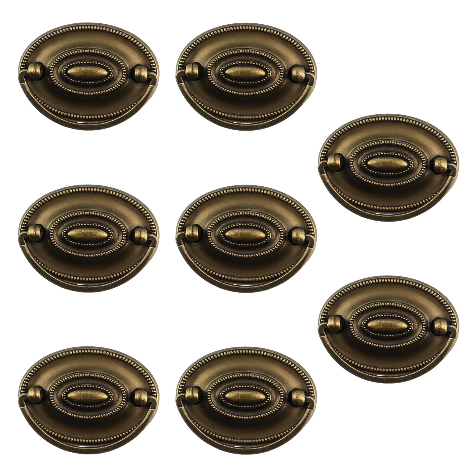 Antique Brass Drawer Pulls - Quluxe Cabinet Hardware -10
