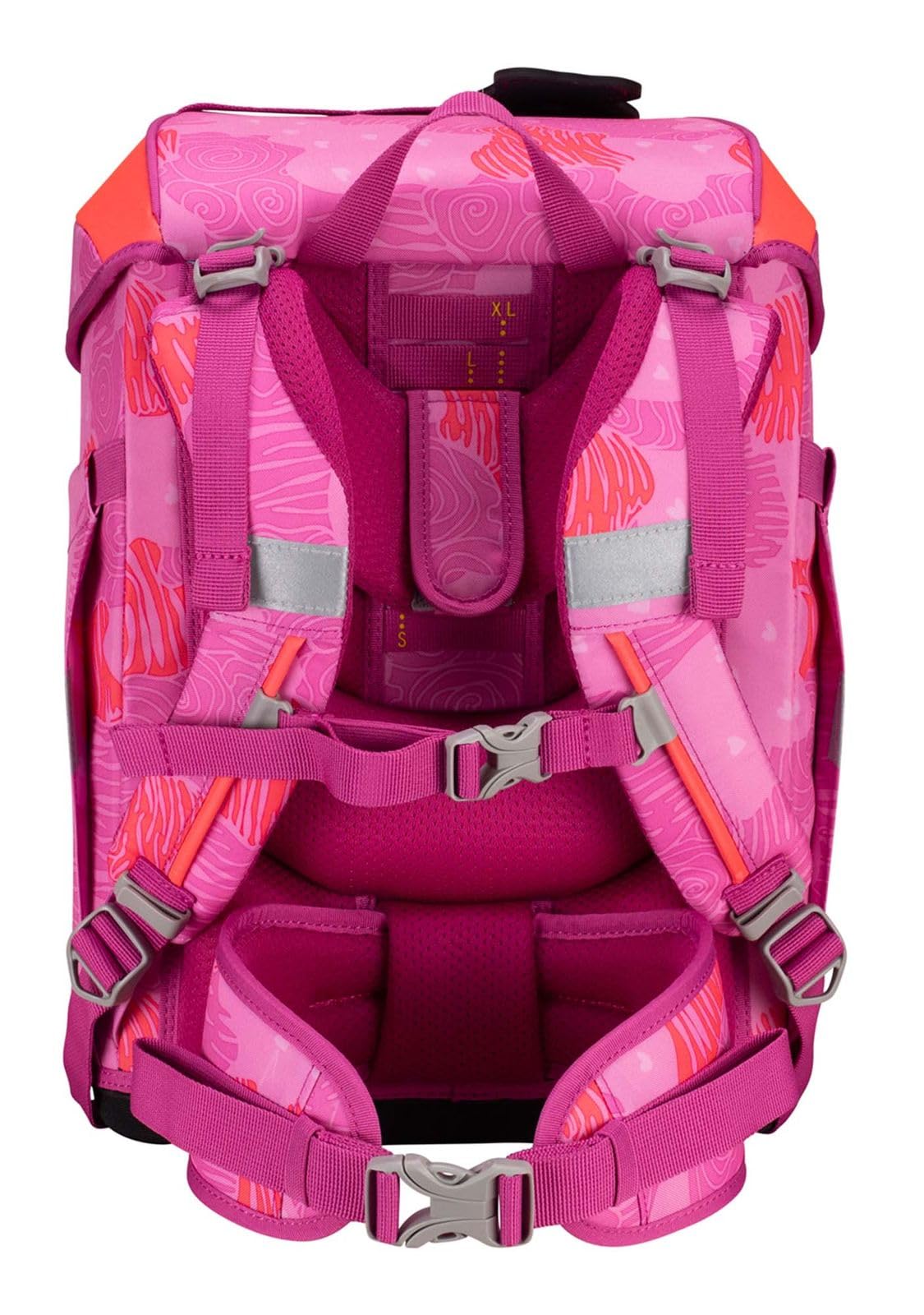 DerDieDas ErgoFlex Tiny Schulranzenset 5-teilig Roses