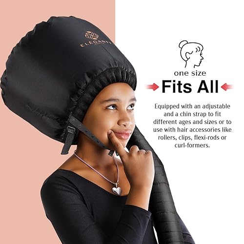 Miniatura 6 de ELEGANTY Accesorio suave para secador de pelo con diadema que reduce el calor alrededor de las orejas y el cuello para disfrutar de largas sesiones,