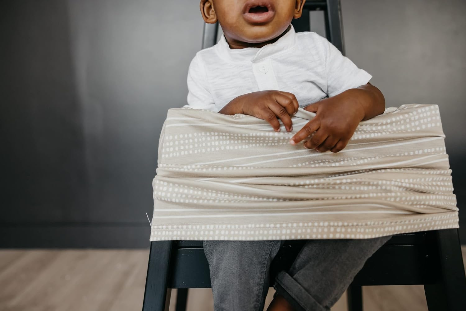 Copper Pearl Multi-Use Cover: Car Seat Covers, Nursing Cover, and Stroller Cover for Sun - Stretchy Fabric, All-Season Use, Stylish Designs, Easy Access for Moms - Clay