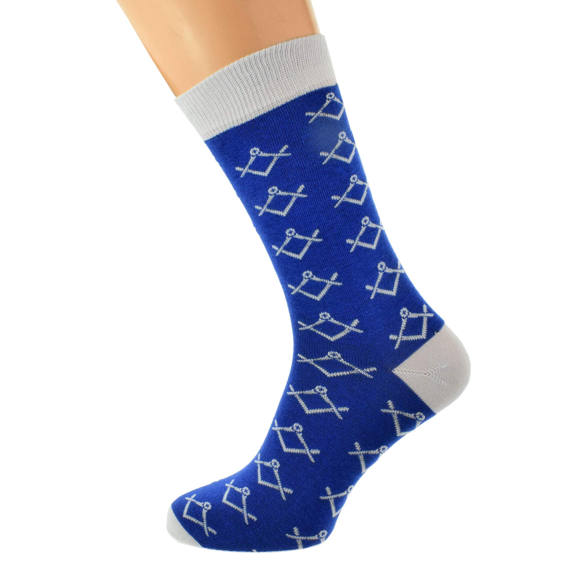 Gtr Prestige Giftware Men's Multicoloured Masonic No G Woven Design Socks