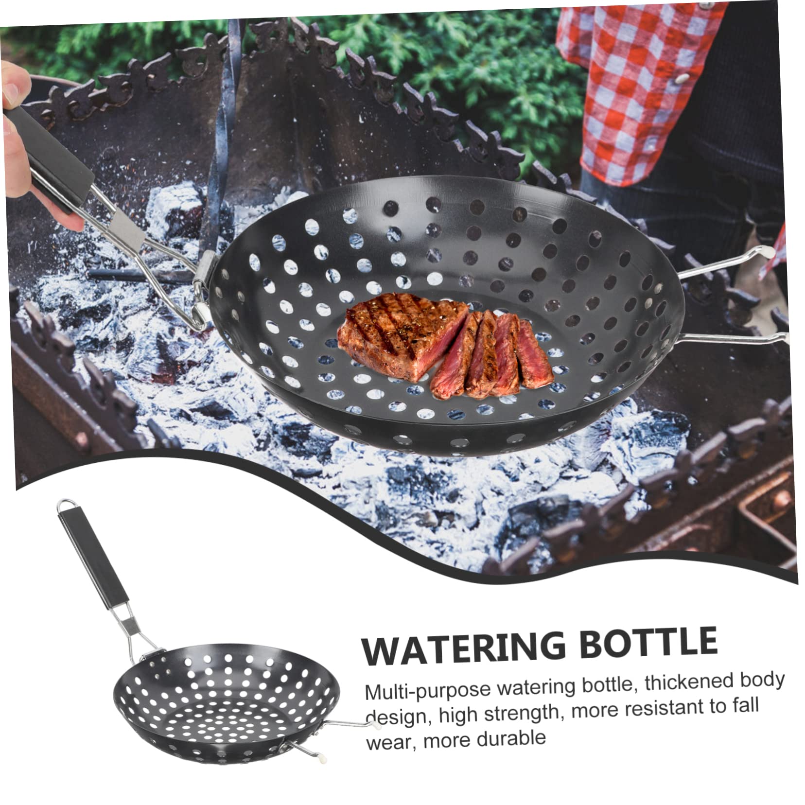 Toddmomy Piastra da Barbecue Professionale Antiaderente con Utensile per Grigliate Superficie per Carne e Verdure