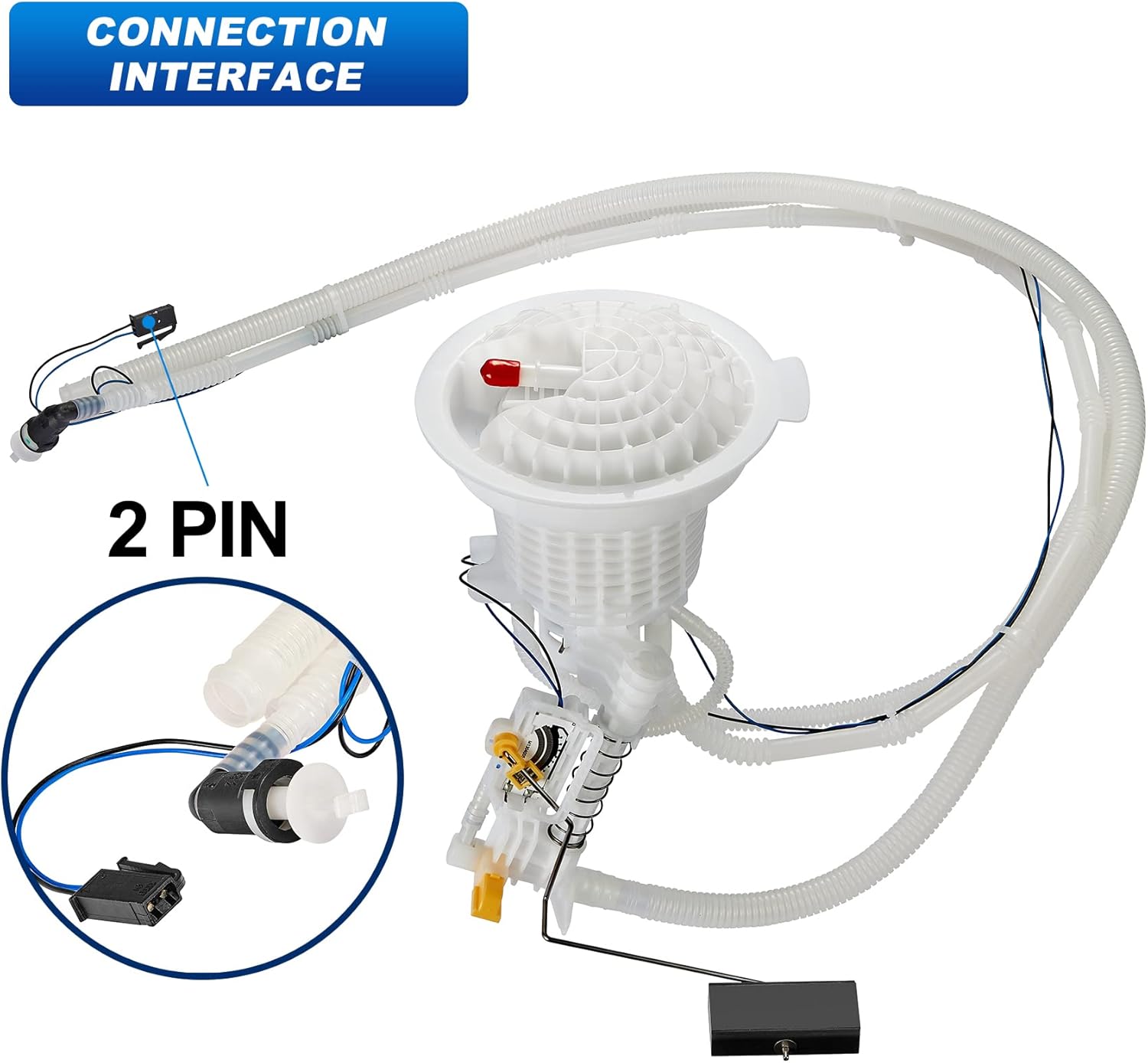 Fuel Pump Assembly Compatible with Chrysler 300 05-19, Compatible with Dodge Challenger 08-20, for Charger 06-19, for Magnum 05-08, 2.7L 3.5L 3.6L 5.7L 6.1L 6.4L, Fuel Module Replaces E7264A