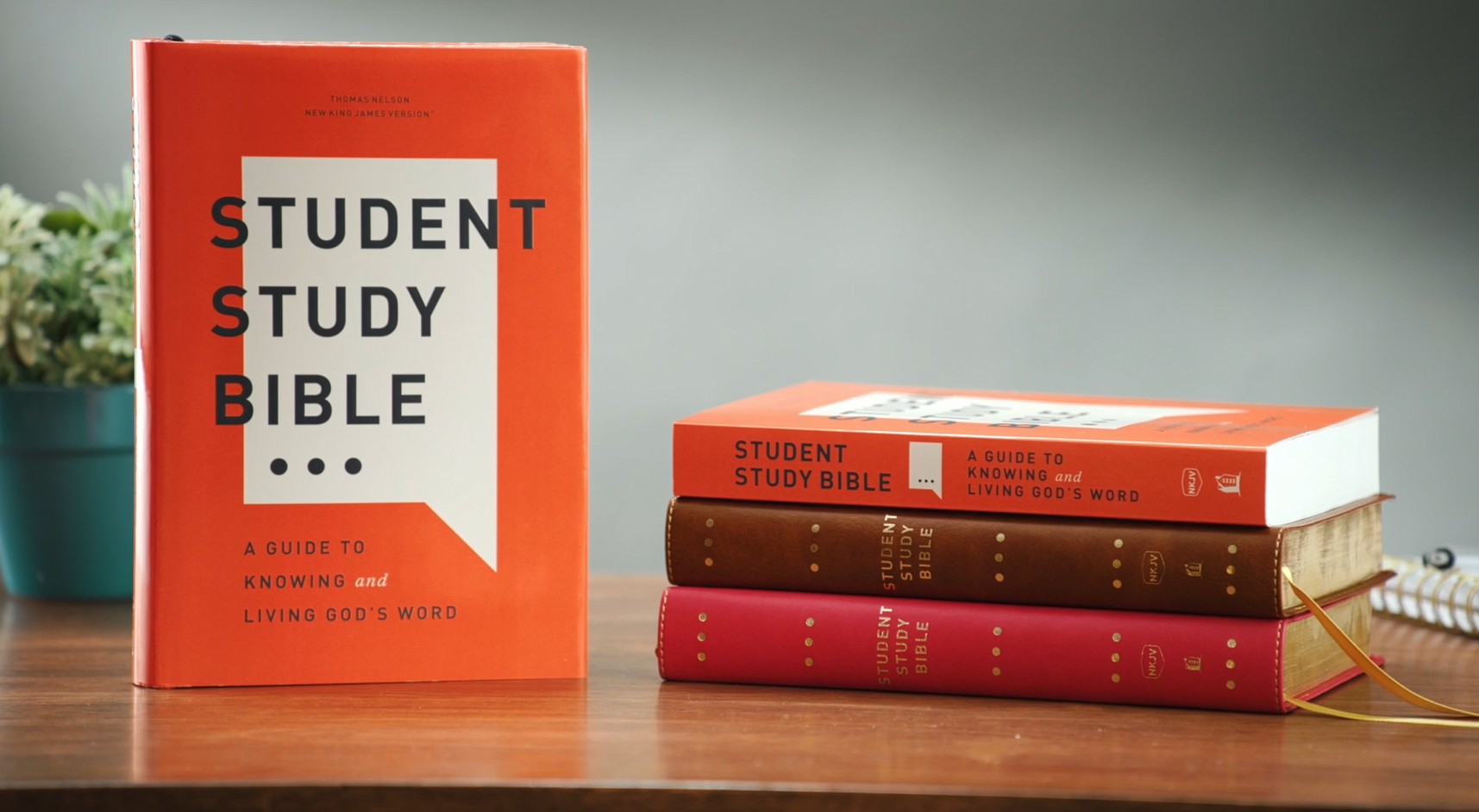 Image of Student Study Bible: A Guide to Knowing and Living God's Word (NKJV, Brown Leathersoft, Red Letter, Comfort Print)