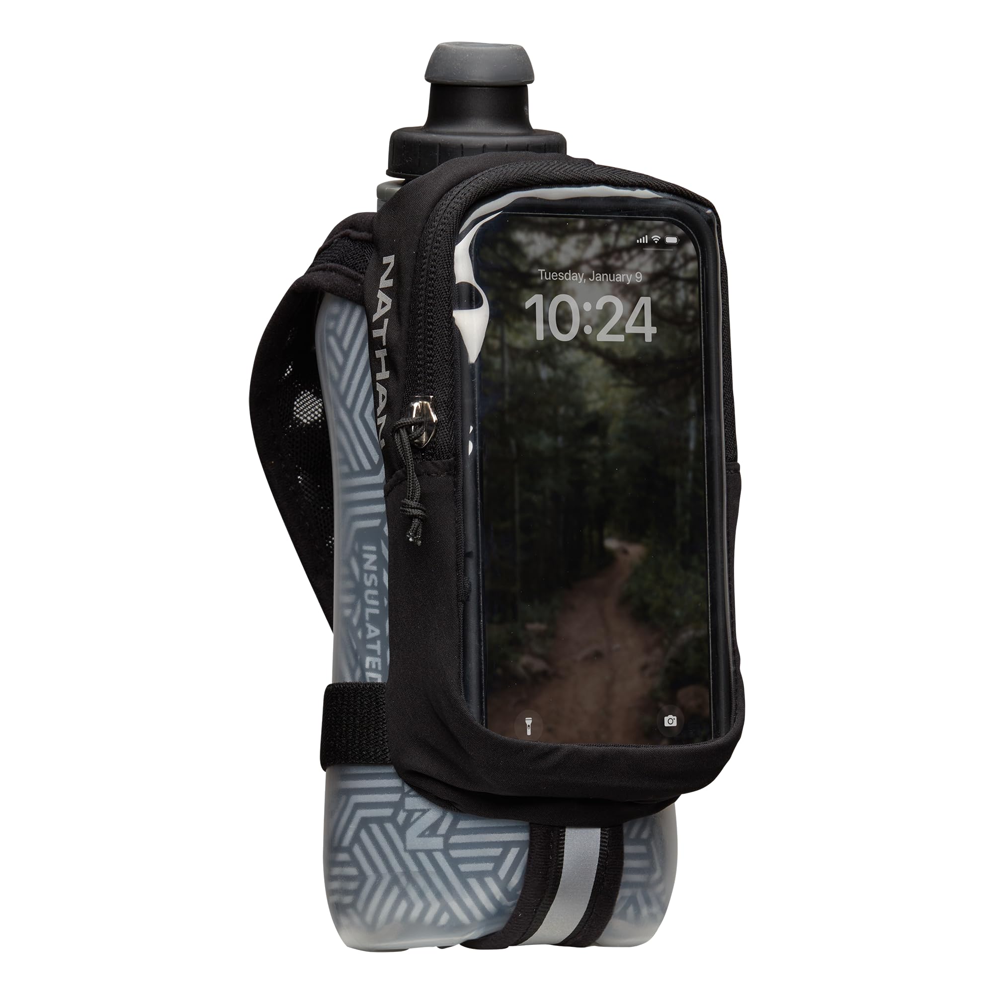 Flasque Nathan SpeedDraw 532 ml pour courir la nuit en toute securite