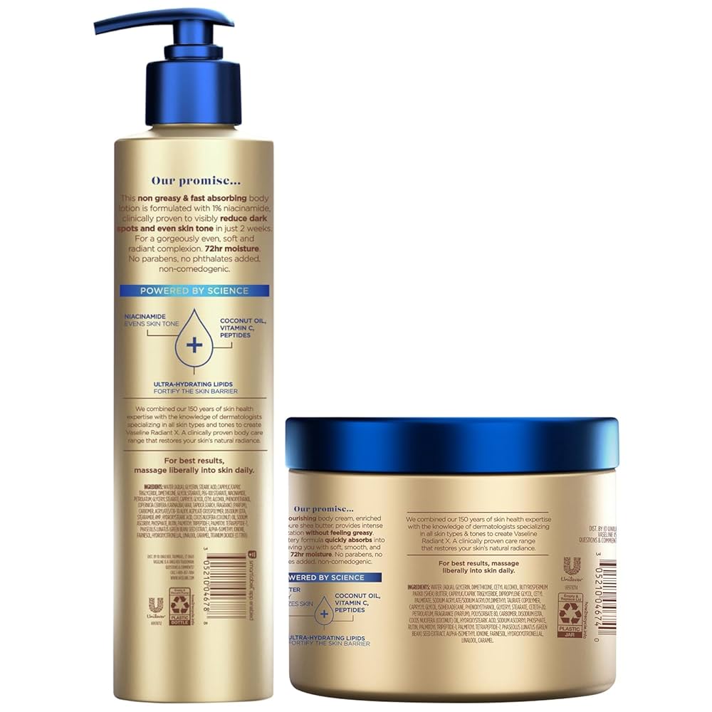 Vaseline Radiant X hand butter 3本セット Vaseline Radiant X hand