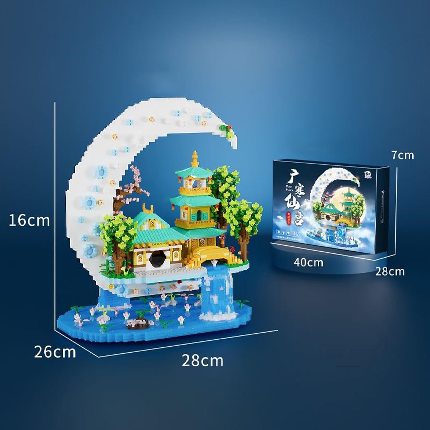Palazzo Guanghan Costruzione Modello Set, 3060 PCS Mini Blocchi Set di Modelli, MOC Modulare Casa Architettura Blocchi per Adolescenti e Adulti, Non Compatibile con Marche Pubbliche