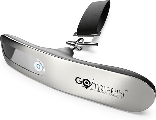 GoTrippin by Destinio Weight Machine for Luggage - 50 kg capacity, Steel body, Lifetime replacement - Digital Portable Ele...