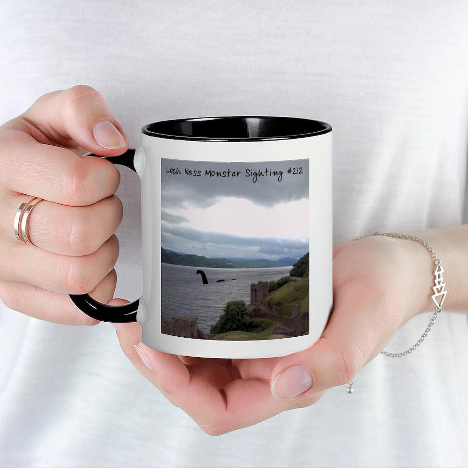 CafePress Loch Ness Monster Sighting Ceramic Mug 11 oz (325 ml) Ceramic Coffee Mug