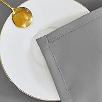 Vista 7 de Vangao Cenefas Grises para Ventanas de 18 Pulgadas Cenefas Sólidas para Sala de Estar para Ventanas Blackout Oscurecedoras de Habitación