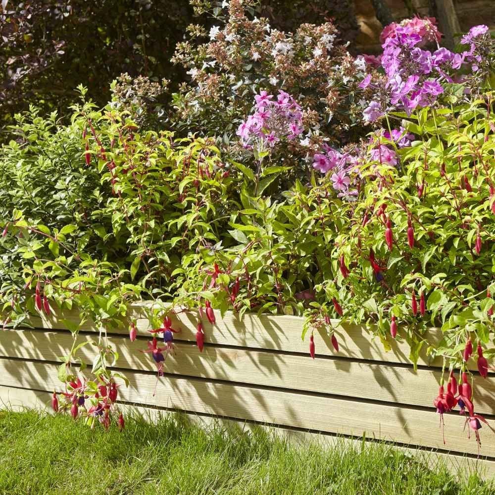 Rowlinson 8" Ledbury Slat Edging (Pack of 2)