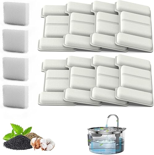 Pawdrate - Fuente de agua para perros, fuente de agua Pawdrate de 3.2L108 onzas, dispensador automático de agua para perros con filtros de repuesto,