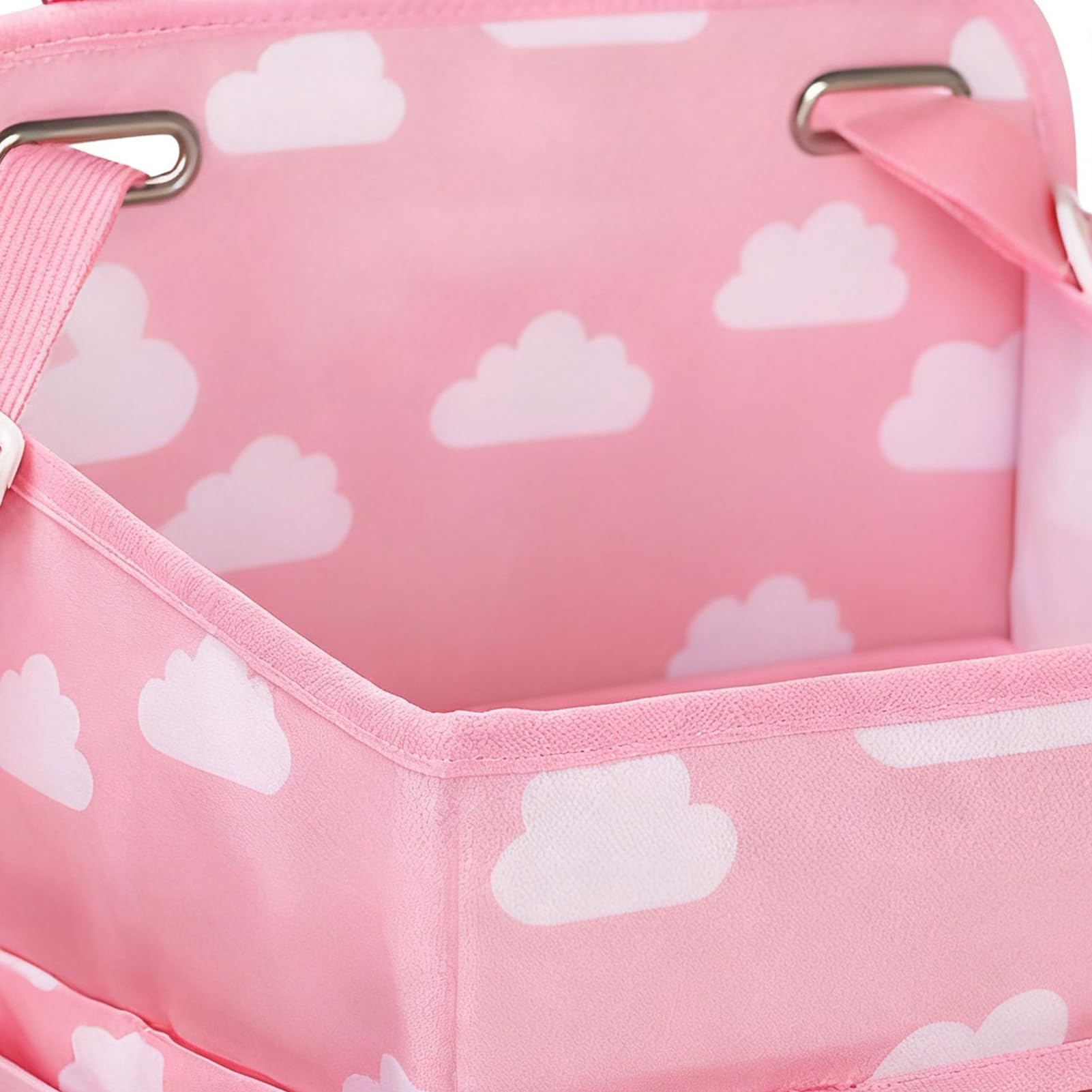 Generisch Windelhalter Mit Aufhänger - Verstellbarer Organizer | Mehrfachtaschen Aufbewahrungshalter Für Windeln Babybett Wickeltisch Laufstall Wandmontage Wasserfest, 35x25cm, 1 Stück