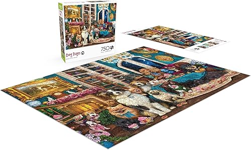 Miniatura 4 de Buffalo Games - Brigid Ashwood - Dogs in The Library - Rompecabezas de 750 piezas para adultos - Rompecabezas desafiante perfecto para noches de