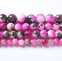 Vista 86 de 45 piezas de cuentas de jade birmano de piedra natural de 5⁄16 pulgadas (8 mm) para hacer joyería, pulseras de cristal de bricolaje