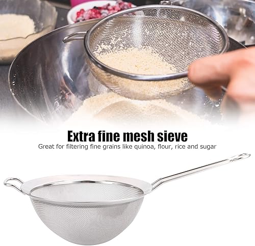 Miniatura 3 de Tyenaza Stainless Steel Fine Mesh Oil Strainer Flour Colander Sieve Sifter Filter Kitchen Tool
