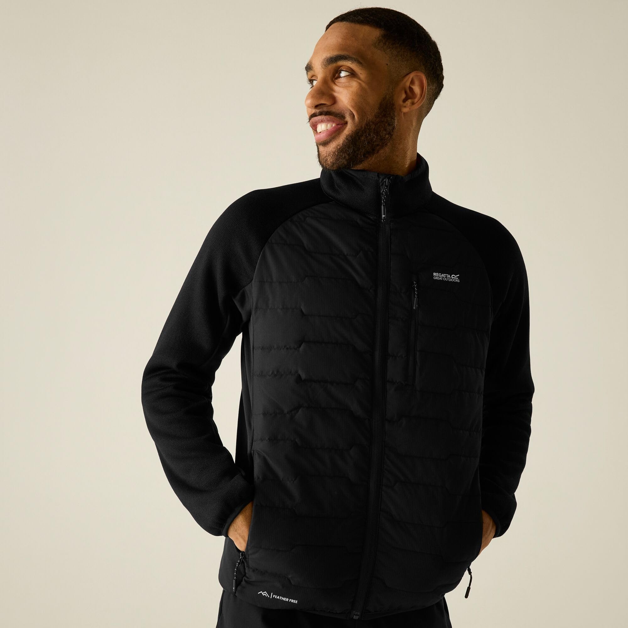 Regatta Men's Cyrus Hybrid Jacket - Black Small