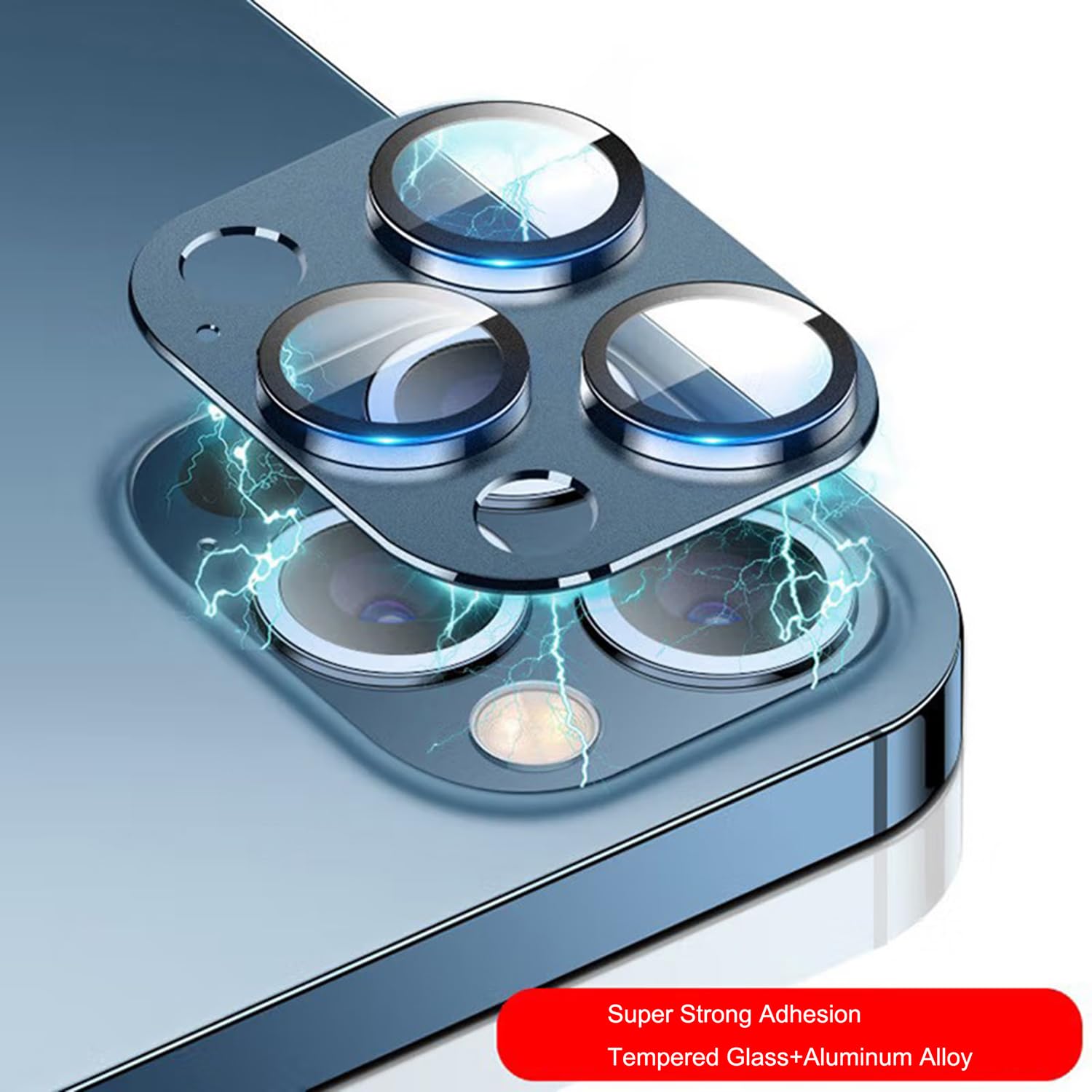 Kamera-Objektivschutz für iPhone 16/iPhone 16 Plus, Ultra-HD, 9H, gehärtetes Glas, Kamera-Abdeckung, Metallring, hüllenfreundlich, kratzfest, einfach zu installieren, Rosa
