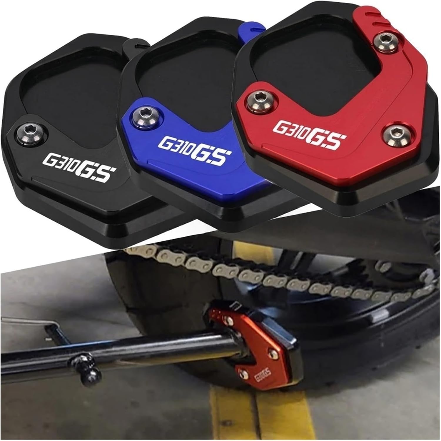 Motorcycle Kickstand Enlarge Plate For B&M&W G310GS 2017-2024 2025 2026 Motorcycle Accessories Kickstand Side Stand Extension Support Plate
