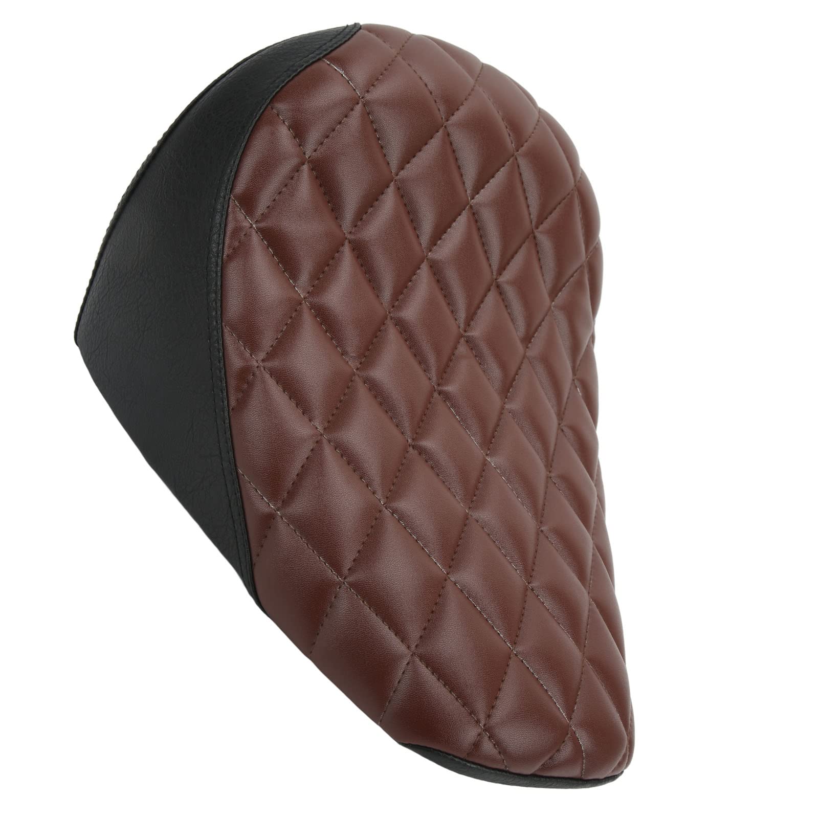 Przednie siedzenie motocyklowe, do Indian Scout Bobber, zapasowe siodełko z diamentowymi szwami, podparcie dolnej części pleców, sztuczna skóra premium, ulepszony komfort dla ulepszonego ridi