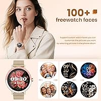 Vista 7 de KEEPONFIT Smart Watches with Bluetooth Calls(Answer&Make) for Android/iPhone, 1.27’’ Touch Screen with IP68 Waterproof Activity for Women/Men