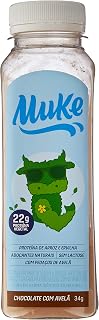 Garrafinha Proteína Vegana, Muke, Chocolate com Avelã, 34g