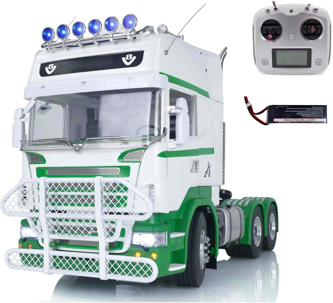 TOUCAN RC HOBBY 1/14 Metal RC Tractor Truck 6x6 Metal Chassis Remote Control RTR Cars Model