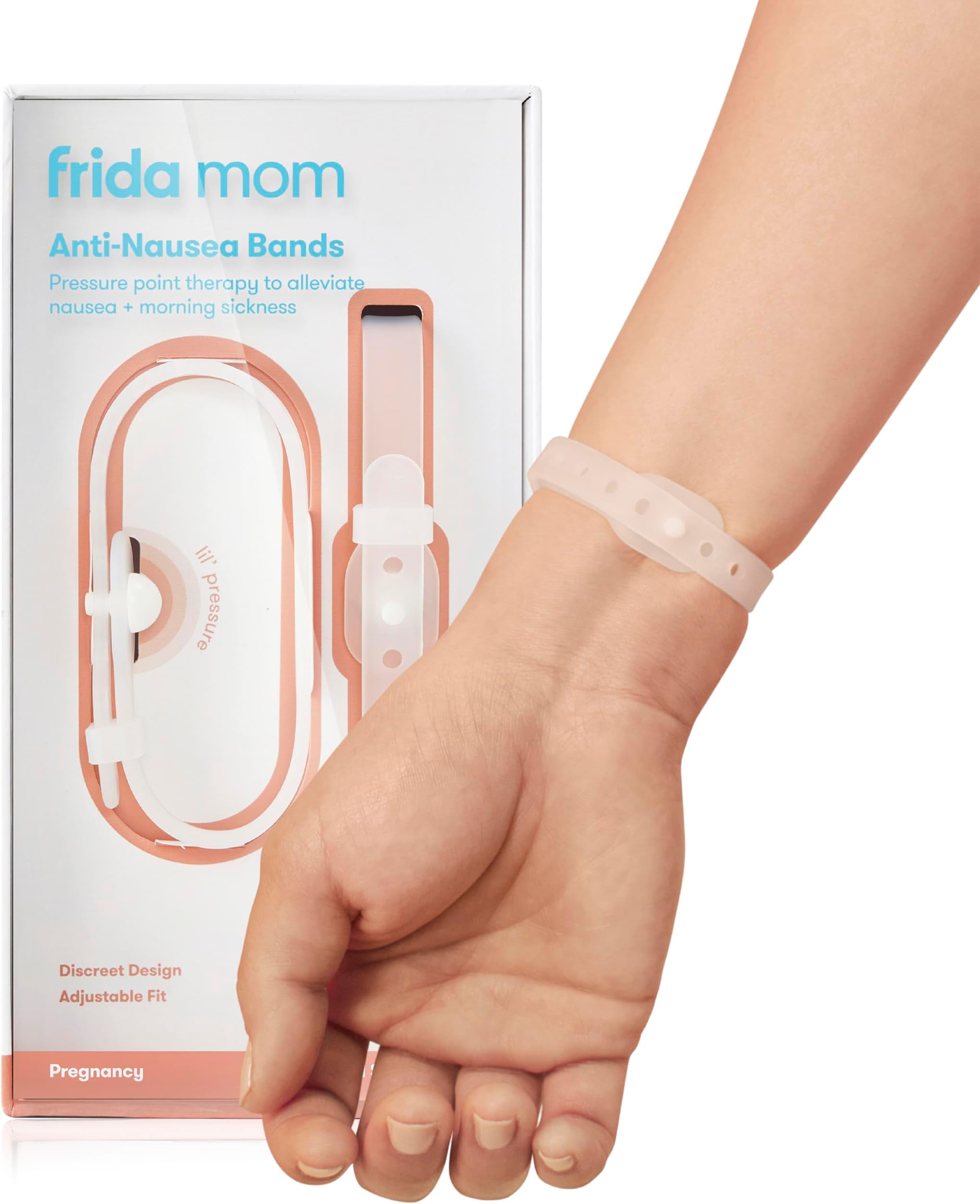 Nausea Bands for Morning Sickness Relief, 24/7 Support Through Pressure Point Therapy, Includes 2 Bands and Storage Case