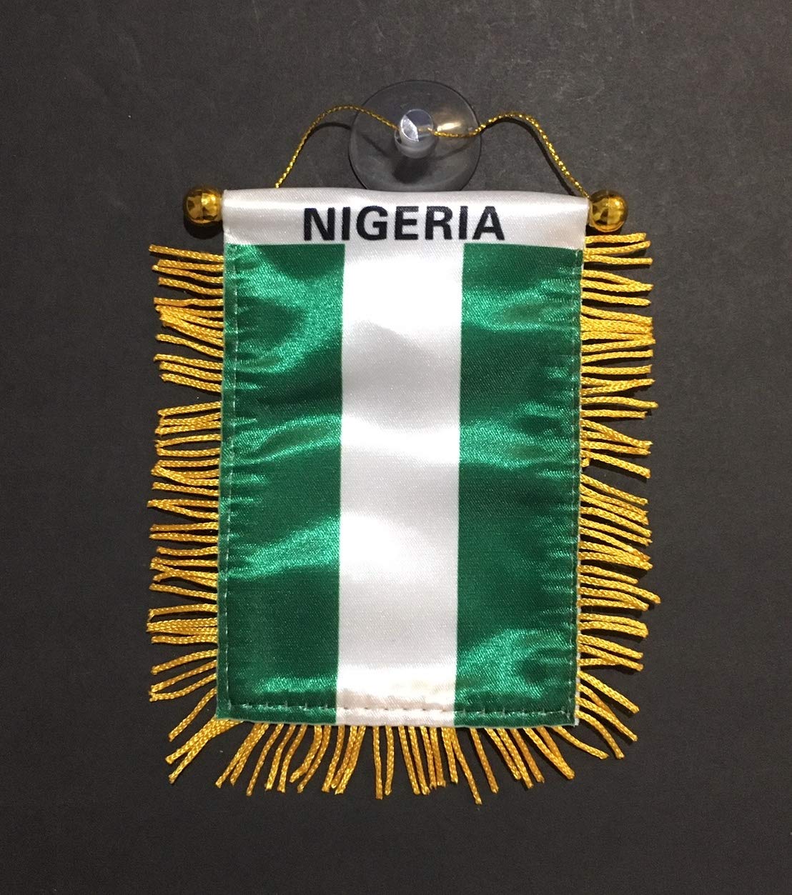 Nigeria flag for car accessories Small car Window Rearview Mirror Nigerian Flag Nigeria Flag Pride of Africa