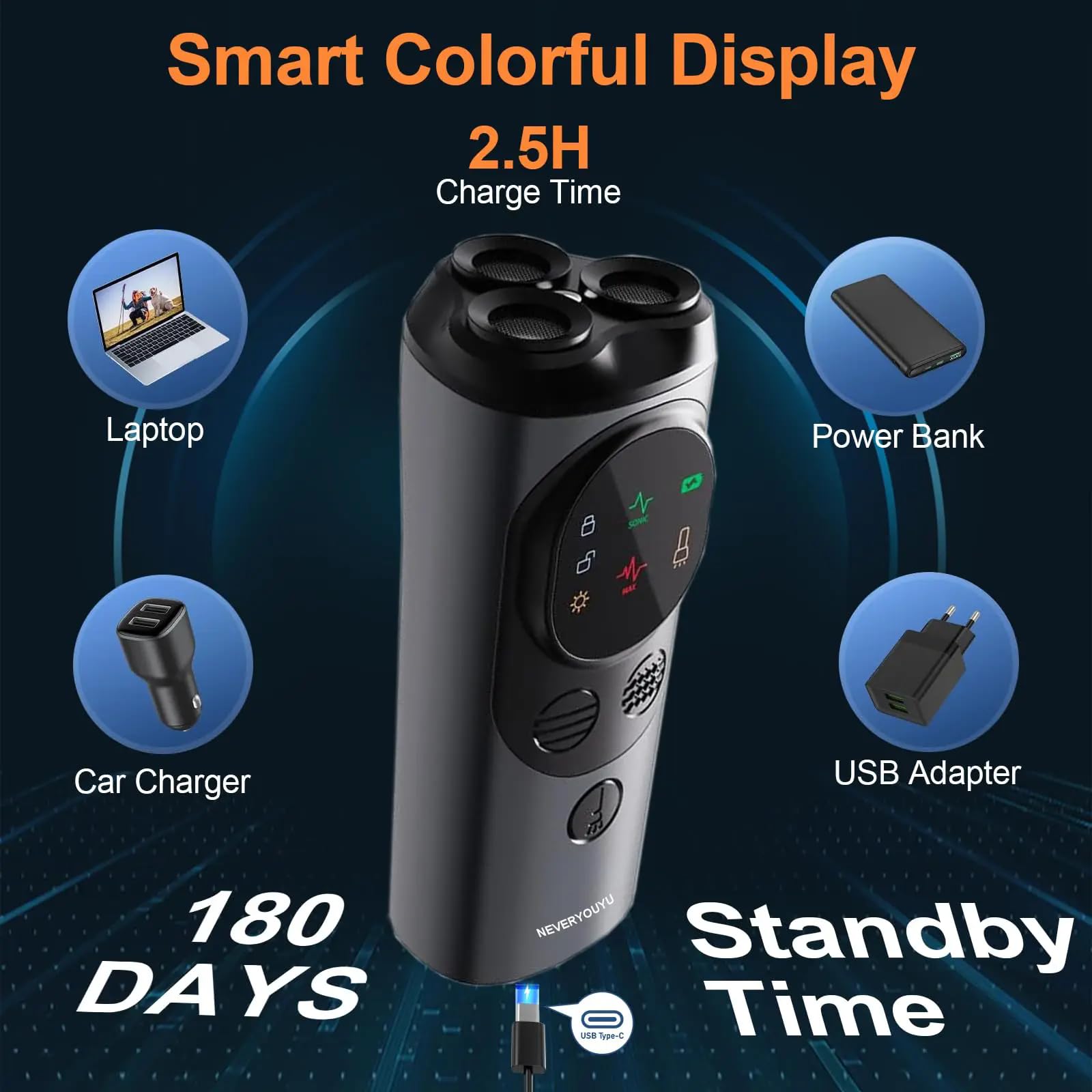 2025 Rechargeable Barks no More Dog Training Device with Hd Display, 3-Headed Ultrasonic, Alternative to Painful Dog Shock Collar,Just Press-Stop Barking Dog Devices Without Hurting Your Pet?Black?