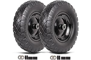 Wheelbarrow Tires 4 x 8: Never Go Flat with Our Durable Wheels